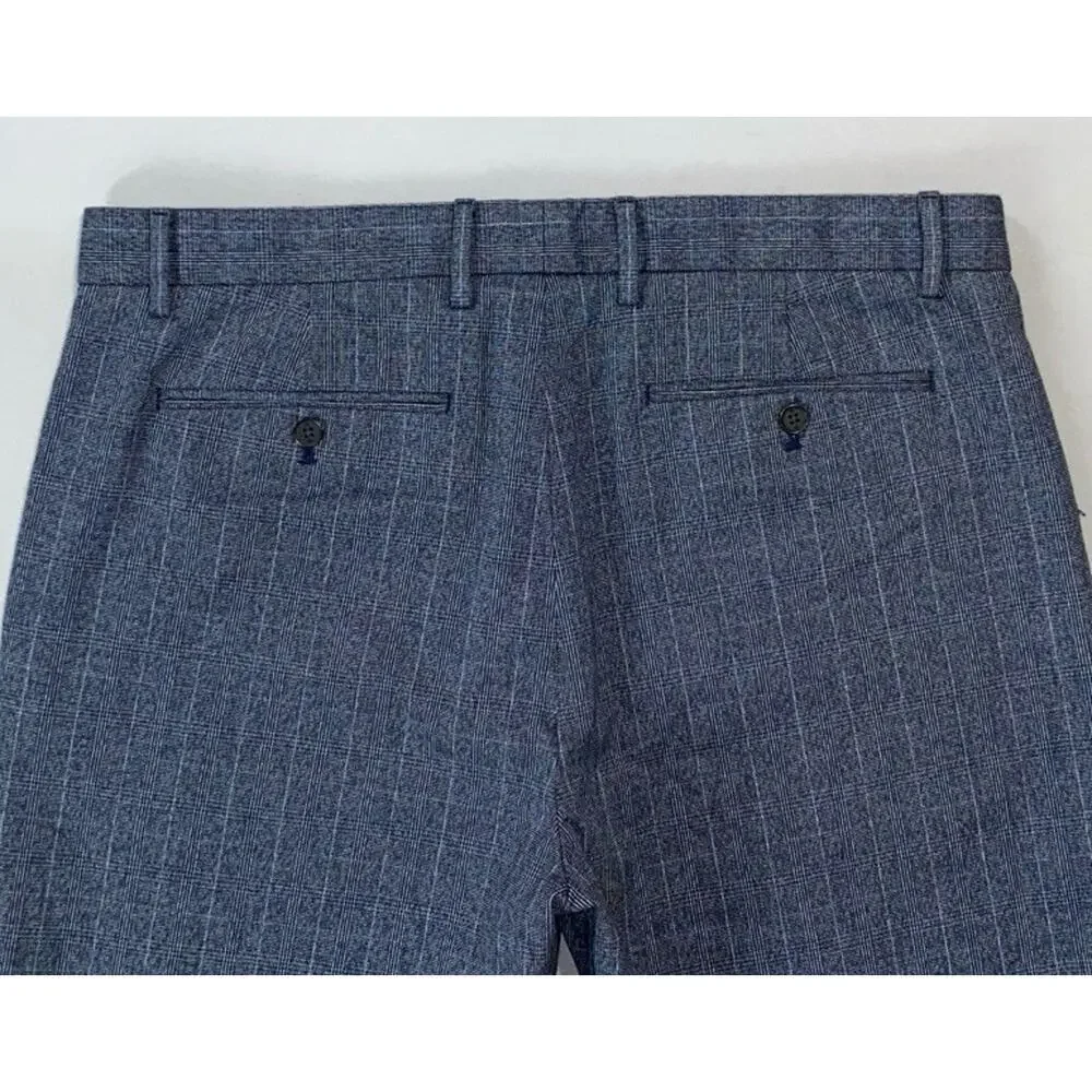 Banana Republic Slim Tapered Fit Stretch Poly-Cotton Chino Dress Pants. 36X29.